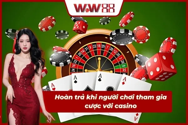 Hoàn trả cược khi tham gia casino tại nhà cái